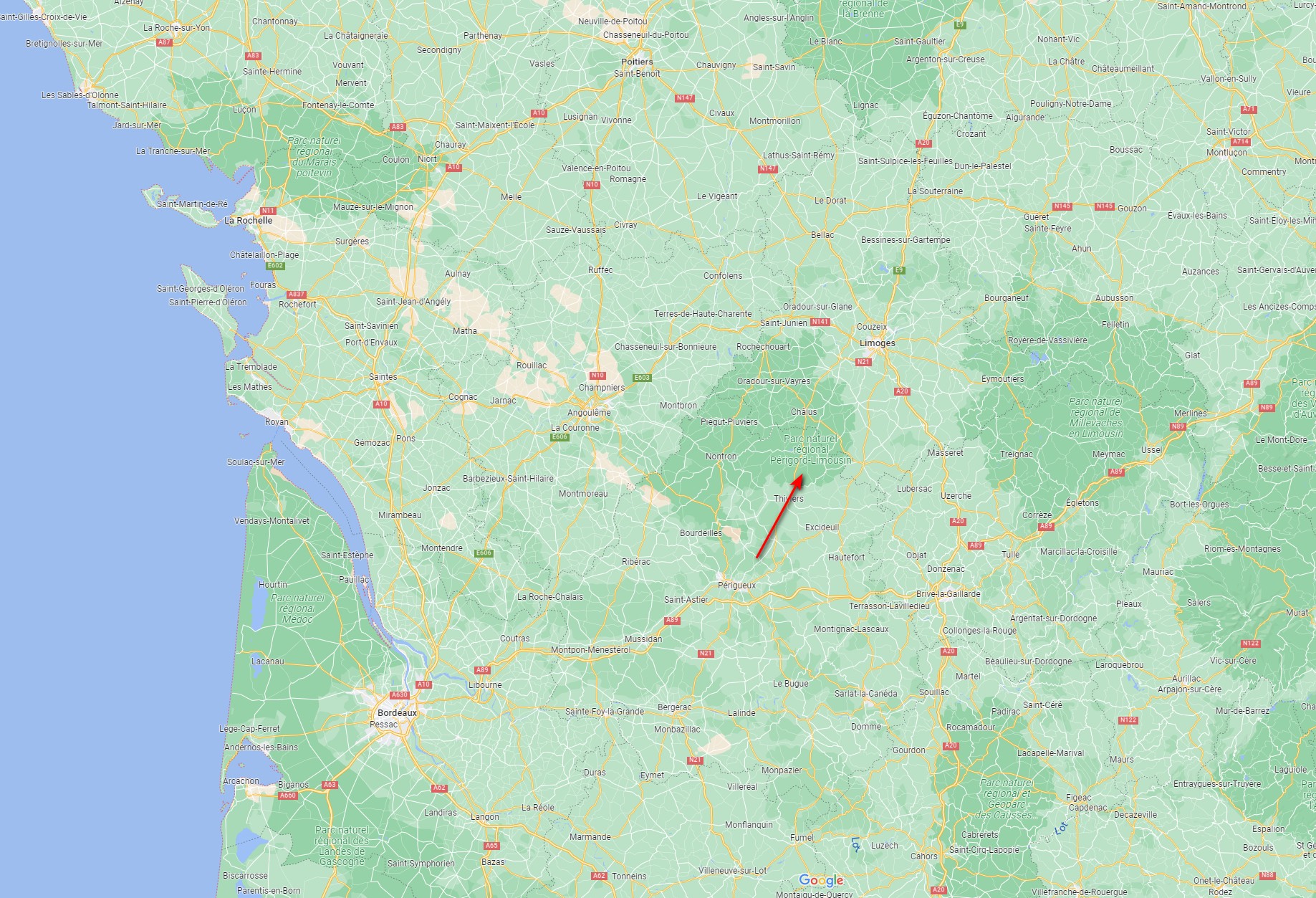 Far Map of House Location